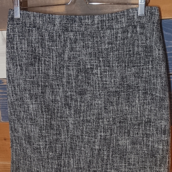 Kate Spade Pencil Skirt Black White 10 - Picture 2 of 6